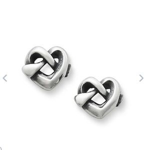 James Avery Heart Knot earrings